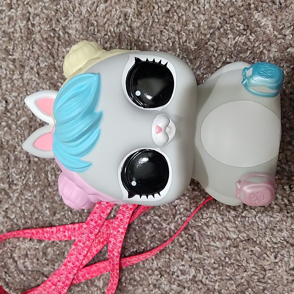 Cute Bunny Coin Bank Backpack for Kids – Pastel Colors – Dual Use Toy Bag